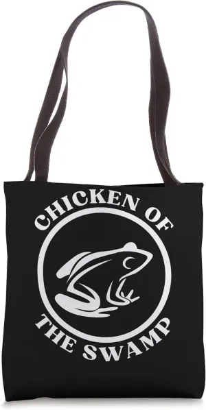 Funny Frog Hunting Bull Frog Hunter Chicken Food Outdoor Men Tote Bag