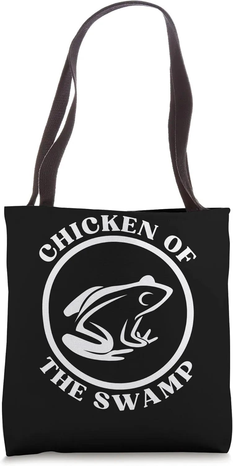 Funny Frog Hunting Bull Frog Hunter Chicken Food Outdoor Men Tote Bag
