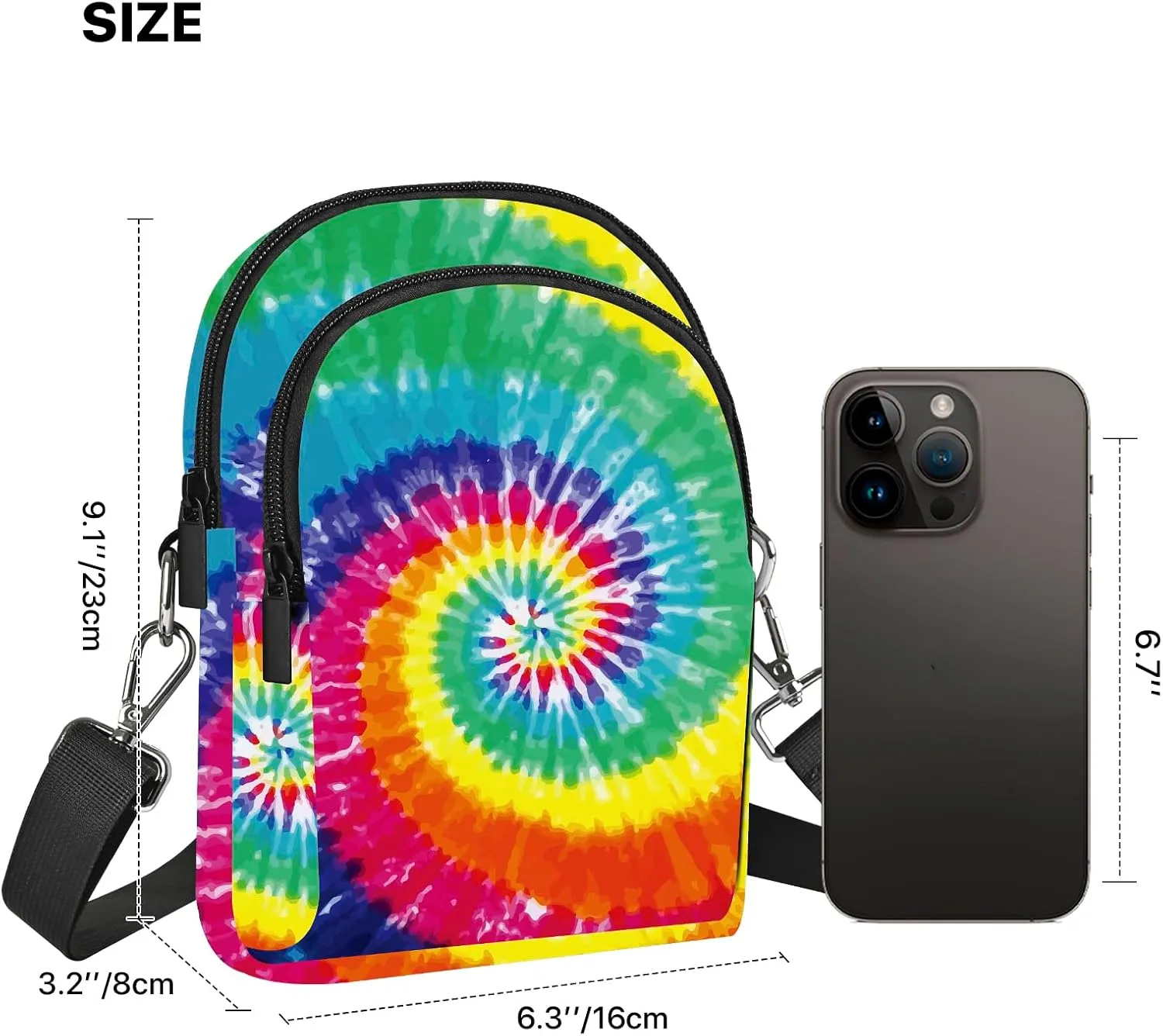 FyLybois Crossbody Bags for Women Cell Phone Purse Lightweight Adjustable Shoulder Handbags Wallet with Card Slots