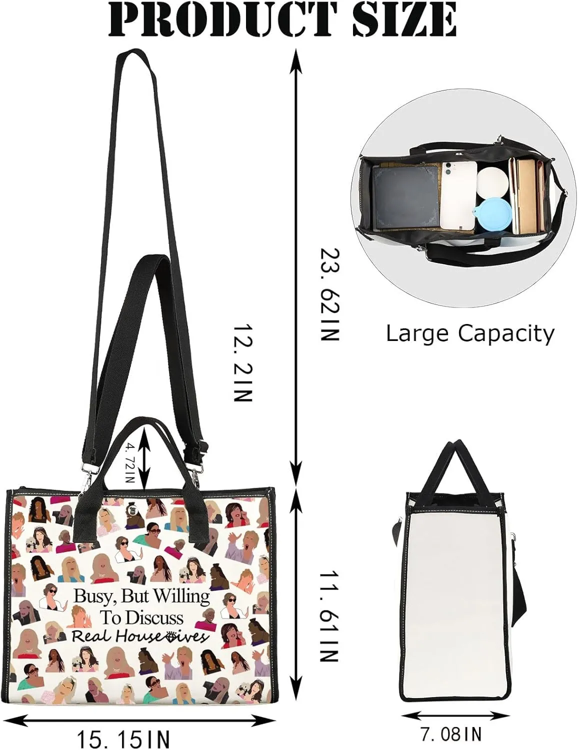 G2TUP Housewives Makeup Bag Housewives Gift Reality TV Show Gifts Housewives Fan Gift Housewives Party Bag (But Willing TG)