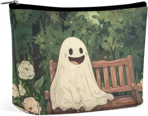 Garden Ghost Makeup Bag Cosmetic Pouch Toiletry Bags Travel Organizer