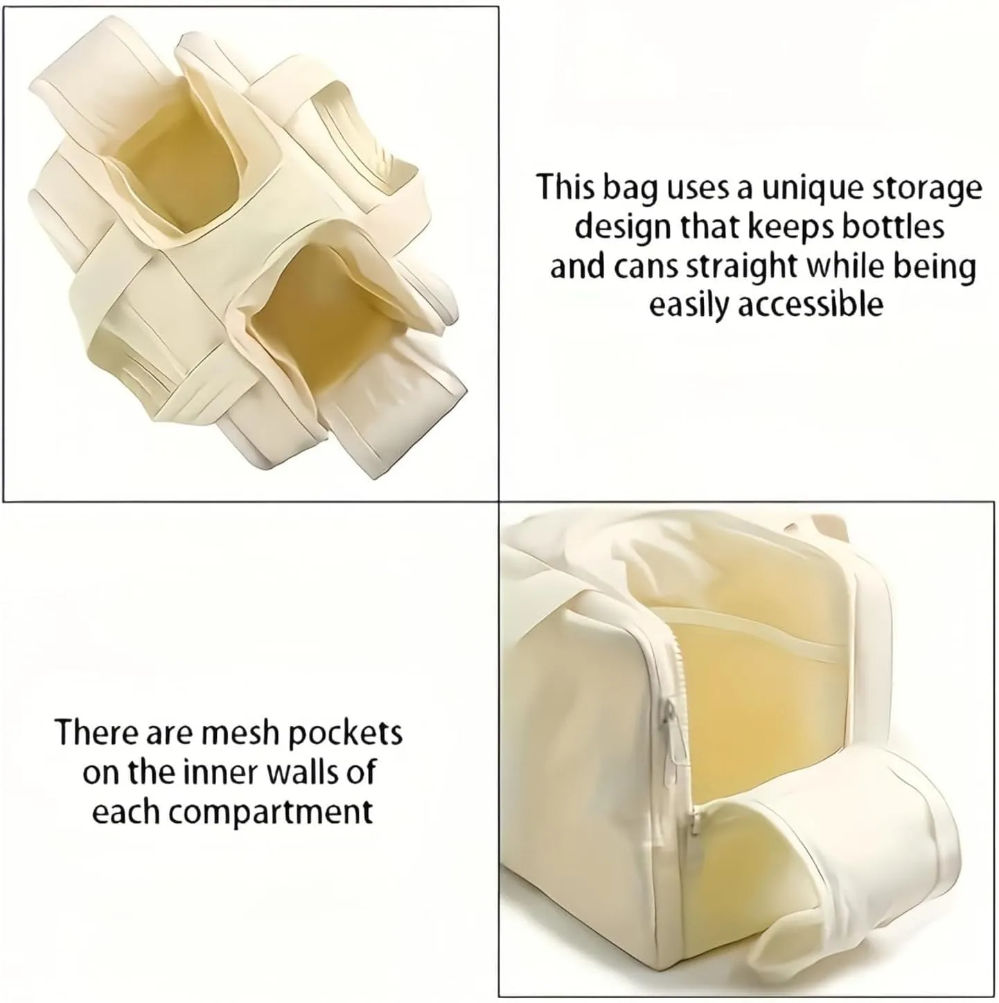 GDSAFS Large Capacity Wide-Open Travel Cosmetic Bag - Curetoaway Travel Cosmetic Bag, 4-In-1 Portable Waterproof Dry/Wet Separation Pouch Open Flat Toiletry Bags with 4 Compartments (2pcs/C)