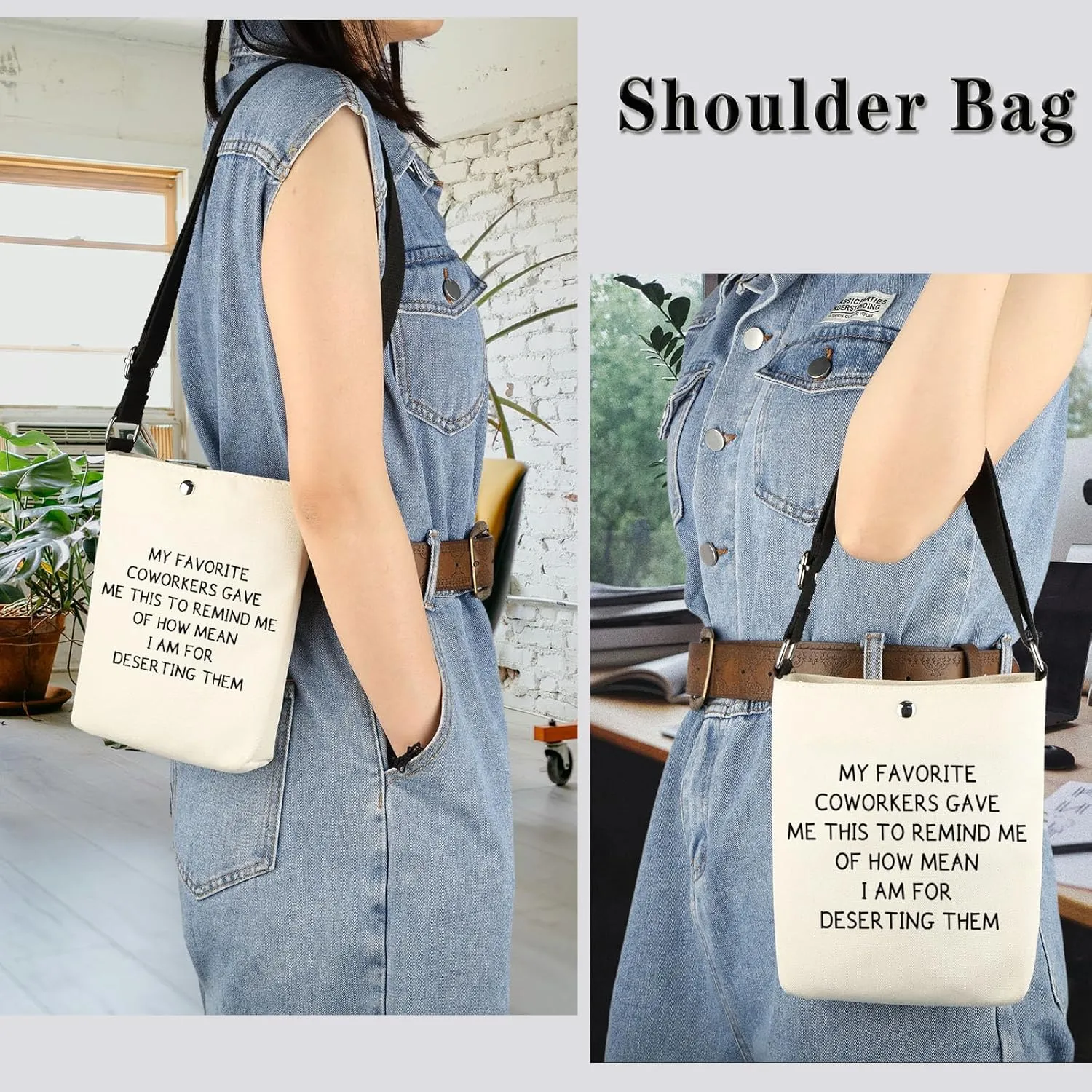 GJTIM Coworker Moving Away Gift Work Friend Leaving Farewell Gift Work Bestie Makeup Bag