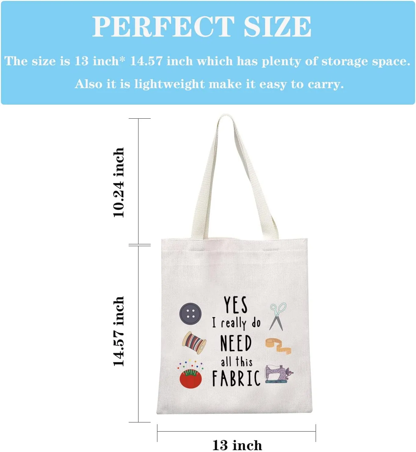 GJTIM Sewing Gift Quilter Gift Makeup Bag Gift for Quilters Seamstress Tailors Sewing Addicts
