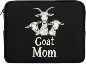 Goat Mom Casual Laptop Bag Sleeve Cover Computer Carrying Case for Office Travel 10inch