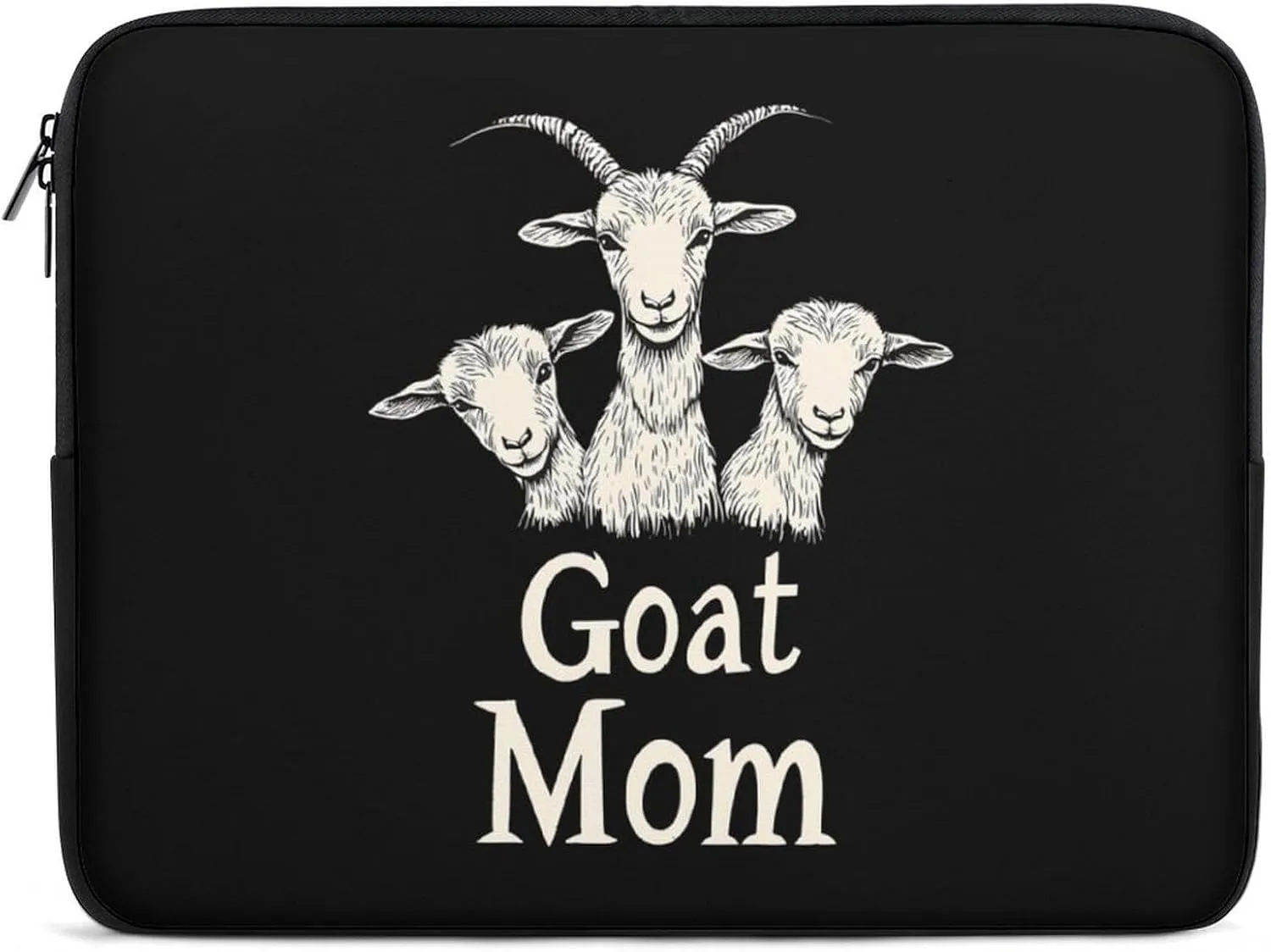 Goat Mom Casual Laptop Bag Sleeve Cover Computer Carrying Case for Office Travel 10inch