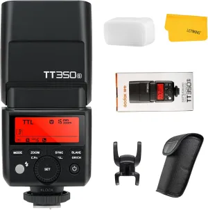 Godox TT350S Flash Speedlite for Sony Camera, 2.4G Wireless GN36 1/8000s HSS TTL Camera Flash Compatible for Sony Camera A7 A7R A7S A7-II A7-III A7R-II A7R-III A7S-II A6300 A6000 etc