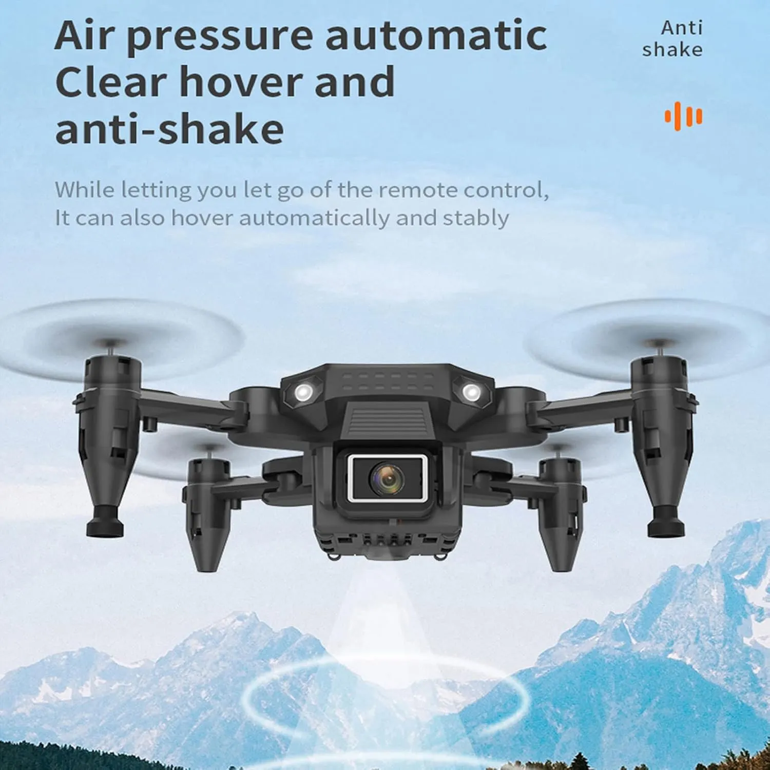 GoolRC L23 Mini Drone with 4K HD Camera for Kids and Adults, FPV Live Video Foldable RC Quadcopter with 3D Flips, Track Flight, Altitude Hold, Headless Mode, Storage Bag and 3 Batteries (Grey)