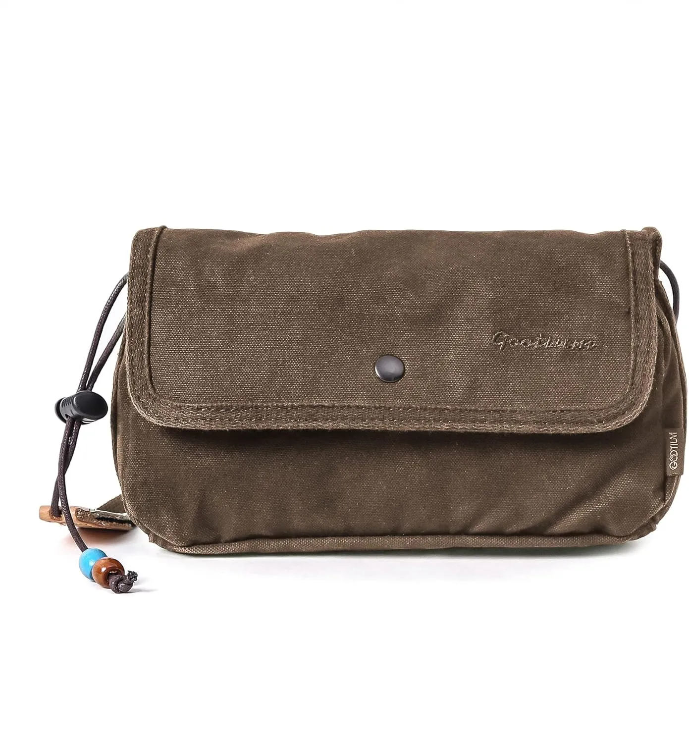 Gootium Canvas Small Crossbody Purse - Flap Shoulder Bag Daily Essentials Pouch