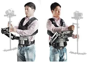 GOWE 1-7kg weight bear Video camcorder Steadicam stabilizer Steadycam photography Vest Dual Support Arm and vest