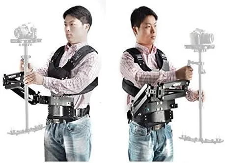 GOWE 1-7kg weight bear Video camcorder Steadicam stabilizer Steadycam photography Vest Dual Support Arm and vest