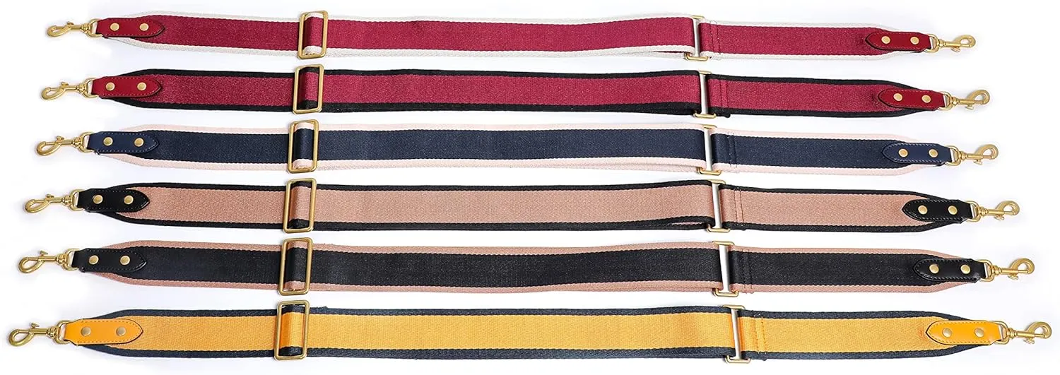 GOXTECH Purse Strap Replacement Crossbody Handbag Stripe Wide Adjustable