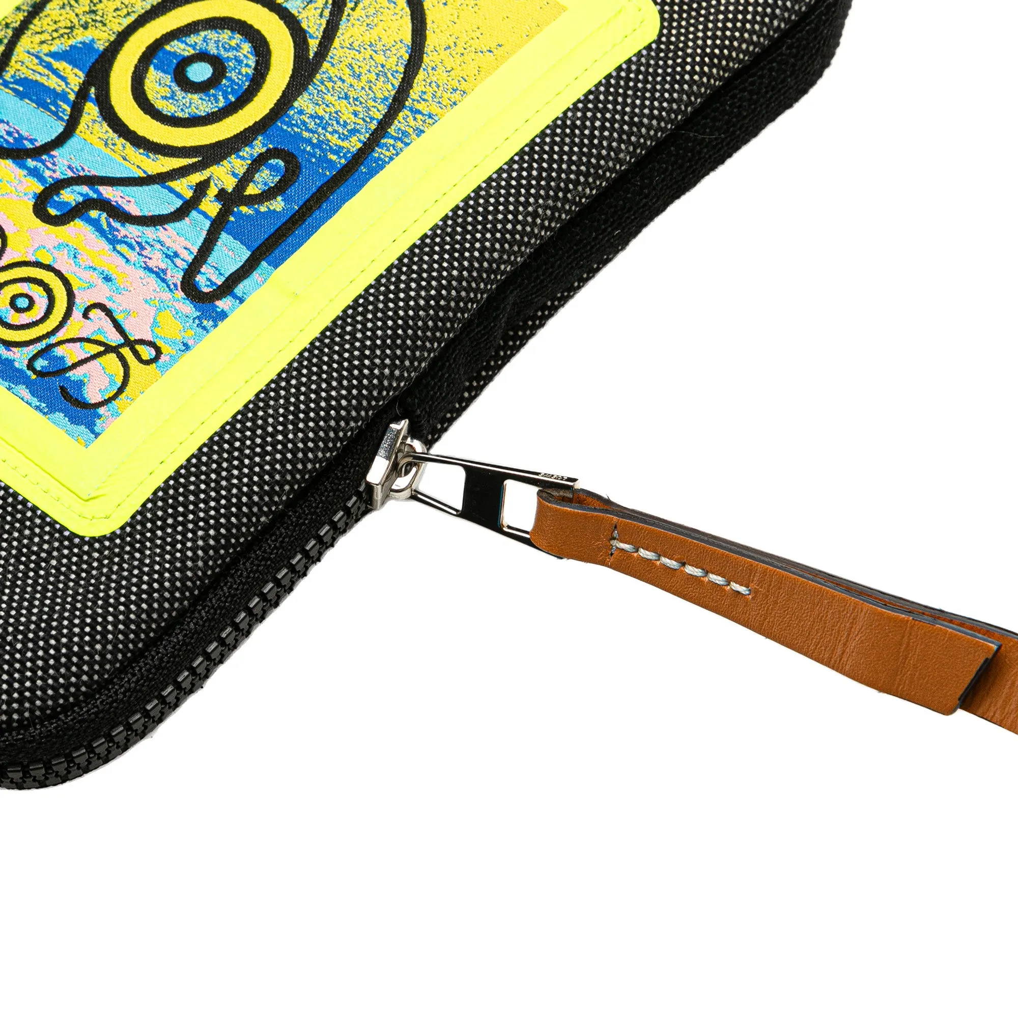 Gray LOEWE Canvas Eye Loewe Nature Neck Pouch Crossbody Bag