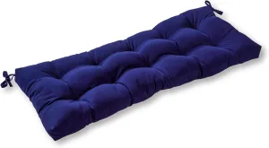Greendale Home Fashions Outdoor 44 x 17-inch Sunbrella Swing/Bench Cushion, Canvas Navy