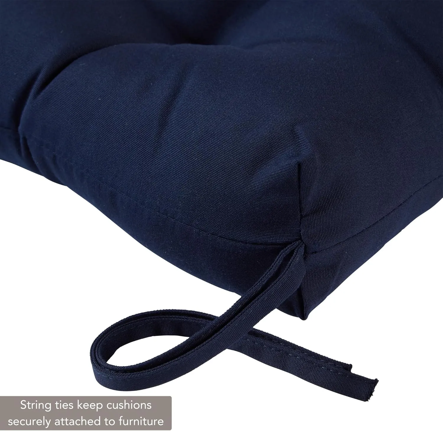 Greendale Home Fashions Outdoor 44 x 17-inch Sunbrella Swing/Bench Cushion, Canvas Navy