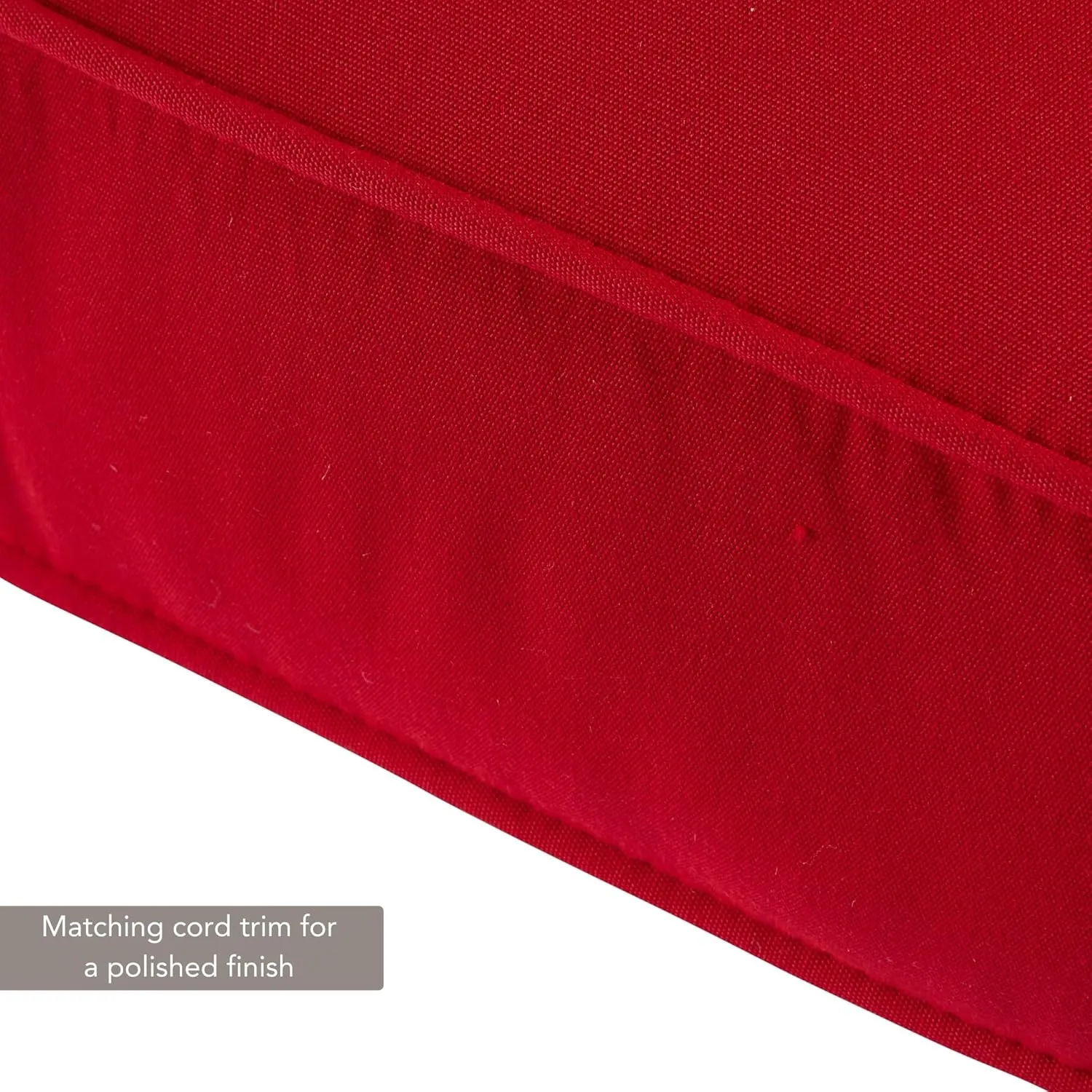 Greendale Home Fashions Outdoor Sunbrella Premium Deep Seat Cushion, 2 Piece Set, Canvas Jockey Red