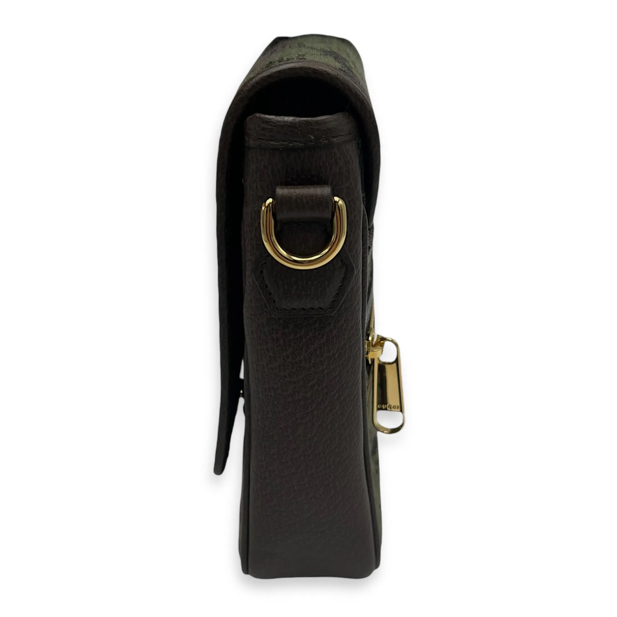 Gucci x Palace Brown Crossbody Bag in Canvas, Gold hardware