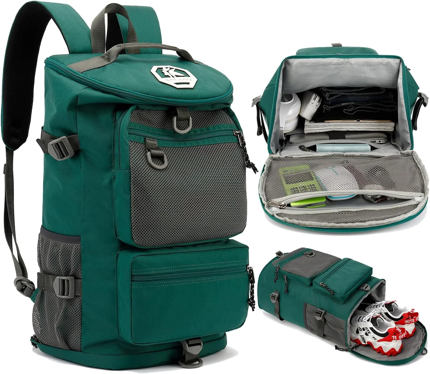 gym duffel bag backpack wrestling bag with shoe compartment 4 kinds of back method waterproof sports walking laptop
