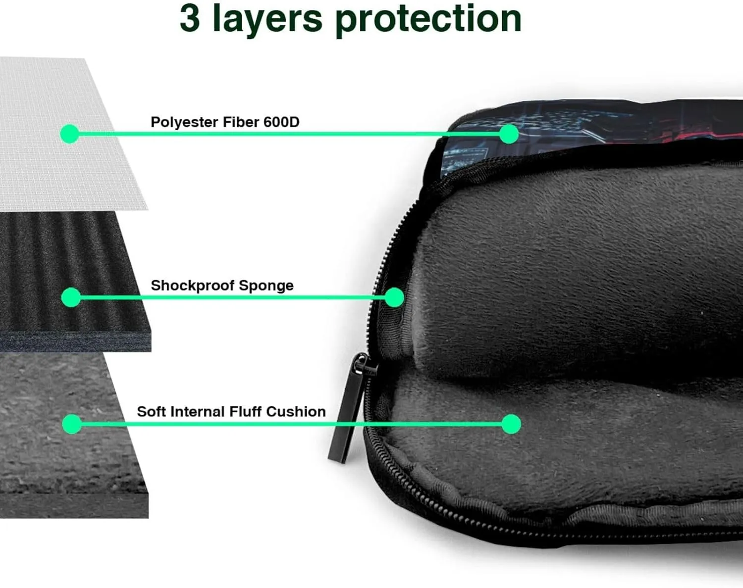 Hacker Attack Print Laptop Bag,Can Use It Freely As A Shoulder Bag,Crossbody Bag,And Briefcase