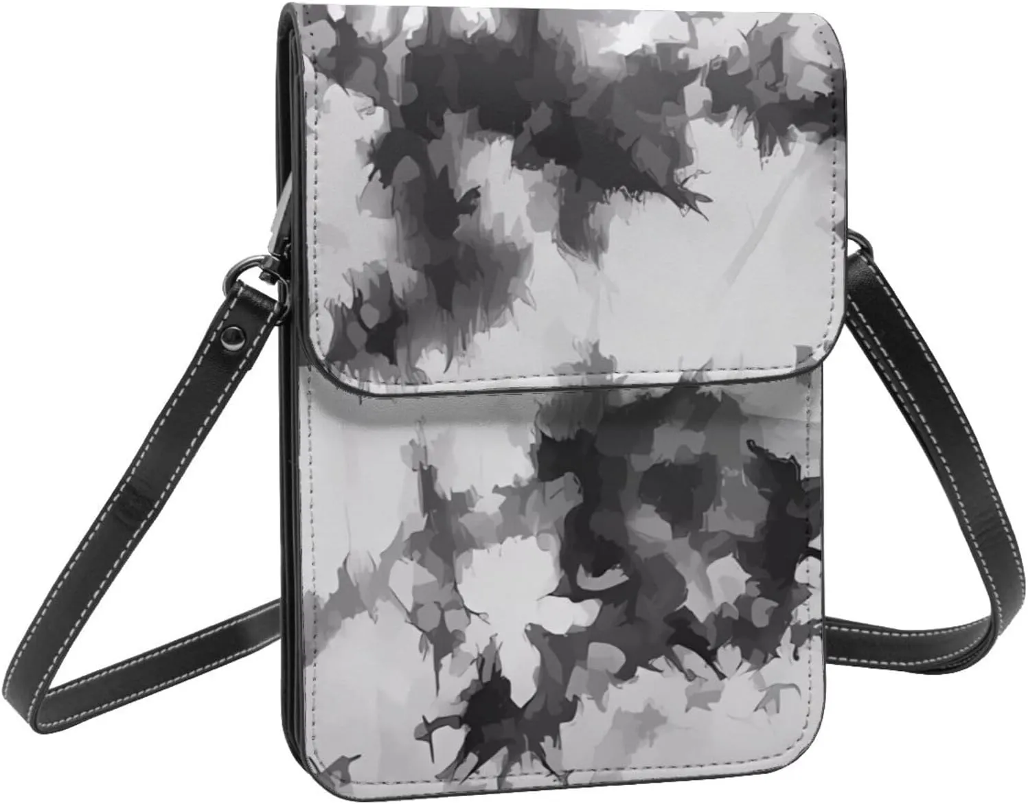 Halloween Cut Ghosts Cell Phone Purse Small Crossbody Bags For Women Men Wallet Purses With Adjustable Strap