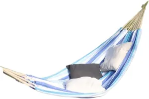 Hammock Outdoor Hammock Woven Tassel Thick Canvas Straight Stick Anti-Rollover Leisure Camping Single Double Swing Hammocks for Outside(White,A)