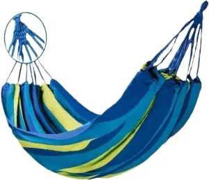 Hammocks Hammock Outdoor Swing Adult Thickened Canvas Camping Leisure Single and Double Dormitory Hanging Chair Camping Hammocks(Blue,261 * 80cm)
