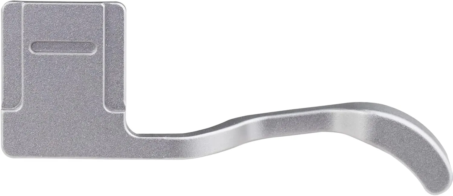 Haoge THB-XT5S Hand Grip Metal Hot Shoe Thumb Up Rest for Fujifilm Fuji X-T5 Camera Foregrip Silver