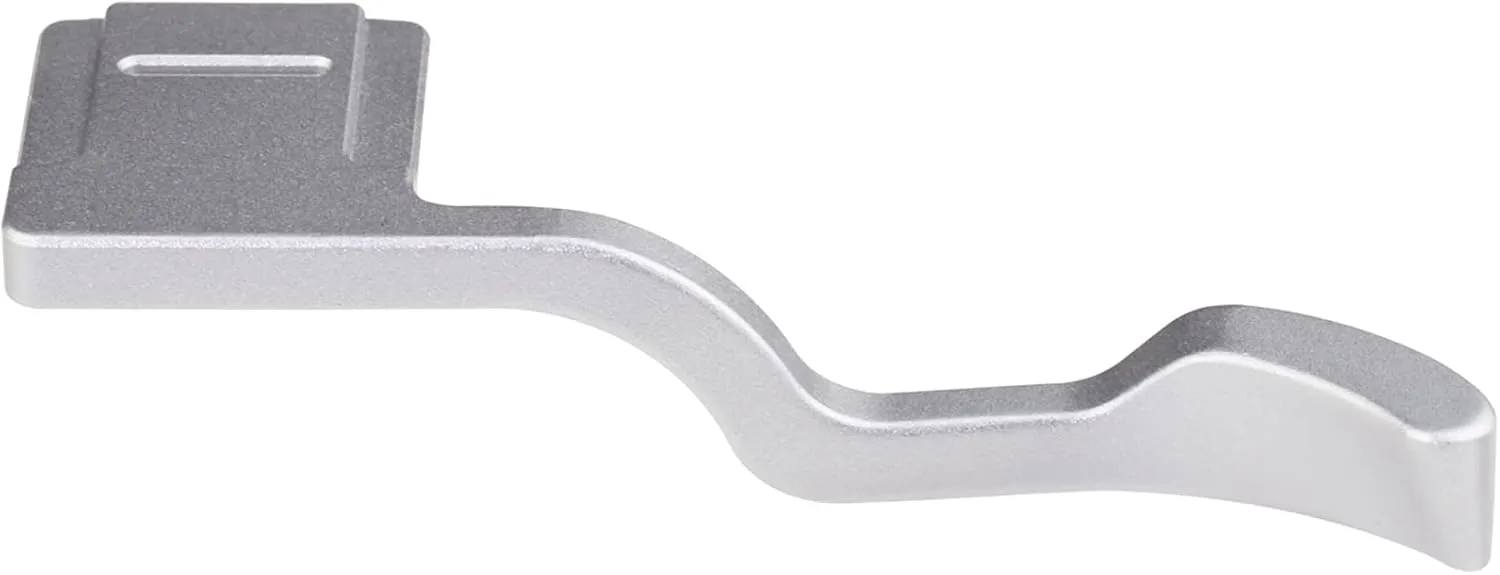 Haoge THB-XT5S Hand Grip Metal Hot Shoe Thumb Up Rest for Fujifilm Fuji X-T5 Camera Foregrip Silver