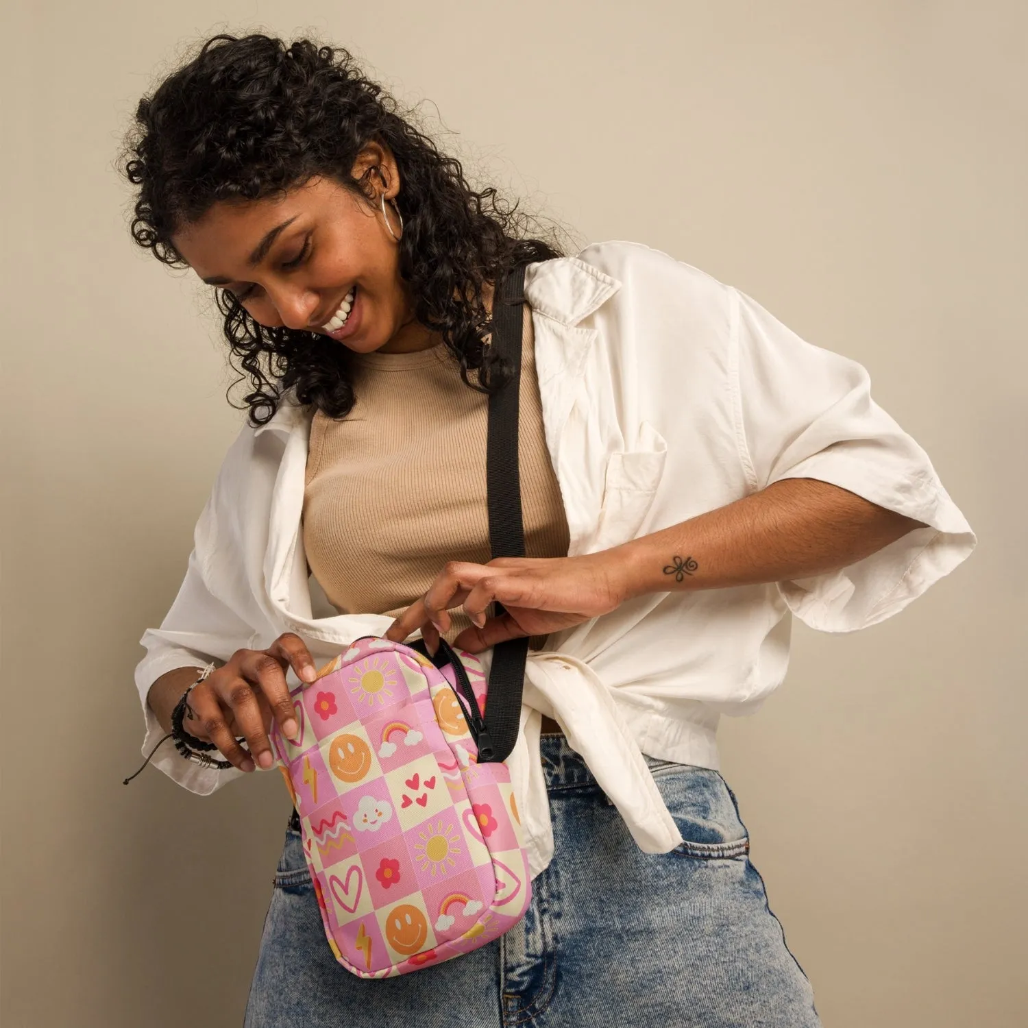 Happy Smiles Sunny Days Mini Crossbody Bag