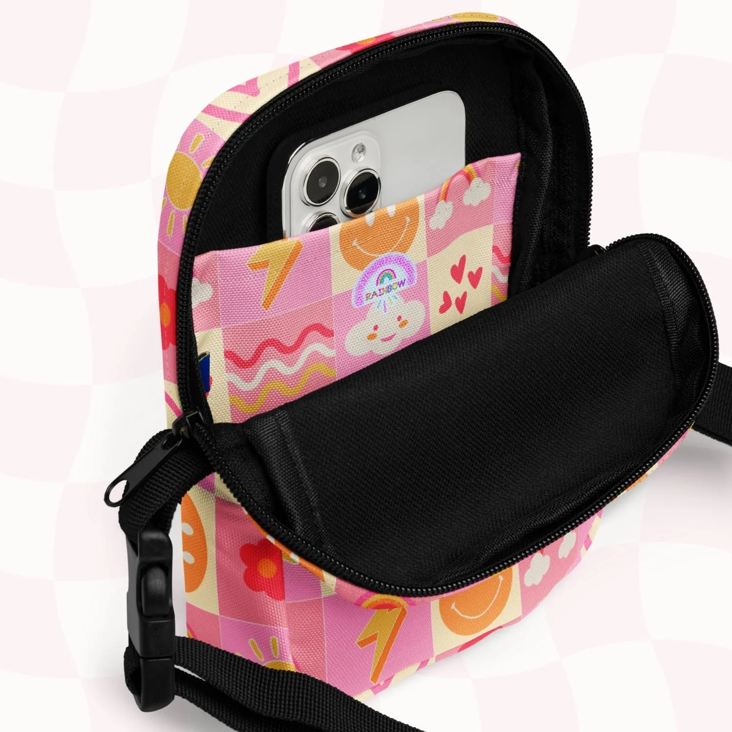Happy Smiles Sunny Days Mini Crossbody Bag