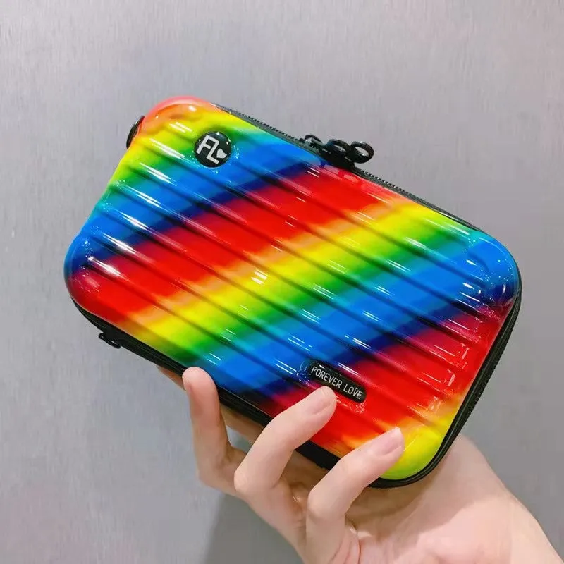 Hard Portable Mini Korean Style Washing Makeup Cosmetic Bags