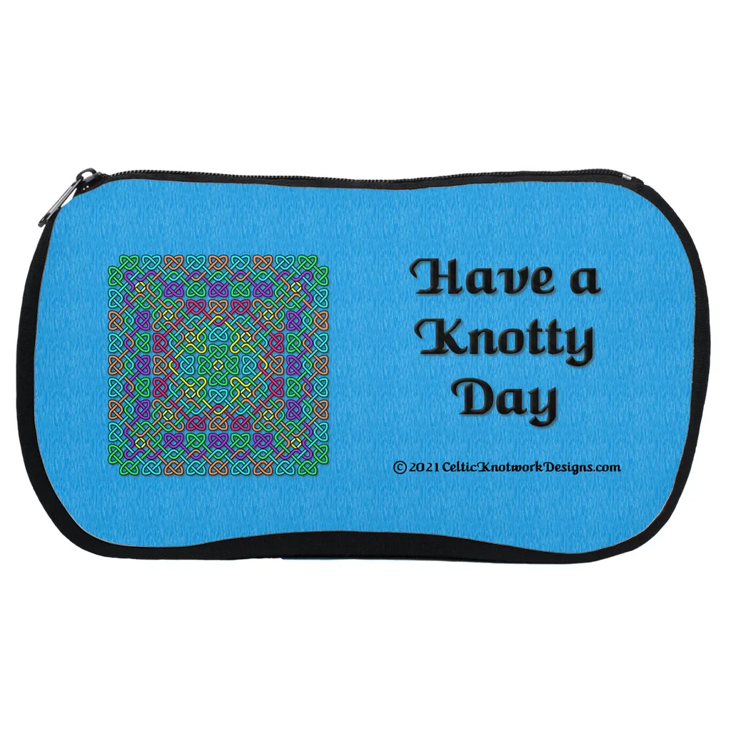 Have a Knotty Day Celtic Knotwork Panel Cosmetic Bags