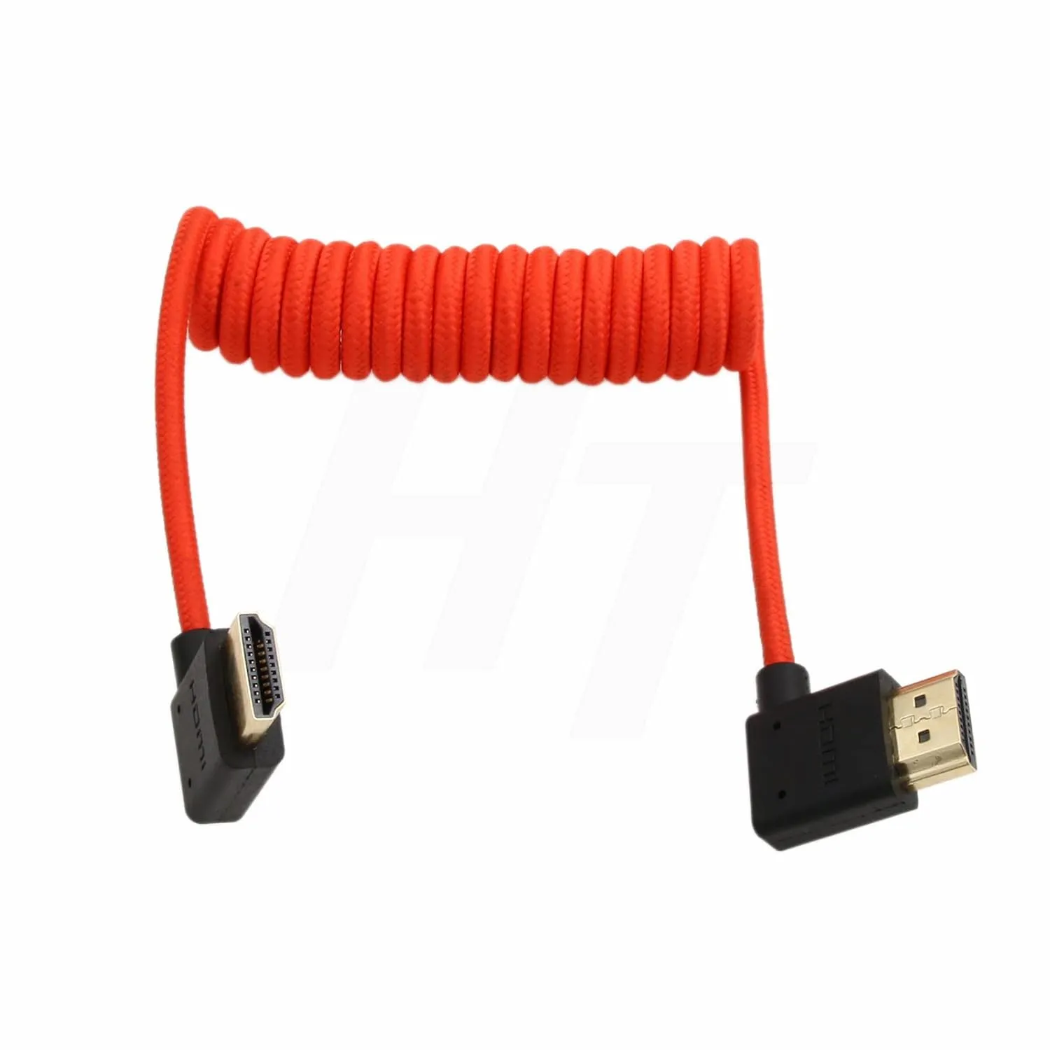 HDMI 2.1 HDMI 4K 120fps 8K 60fps Cable for ATOMOS Ninja V Sony A7siii Canon C300 C500 Ronin RS2 Monitor Camera Right Left Angle Type A Braided Coiled