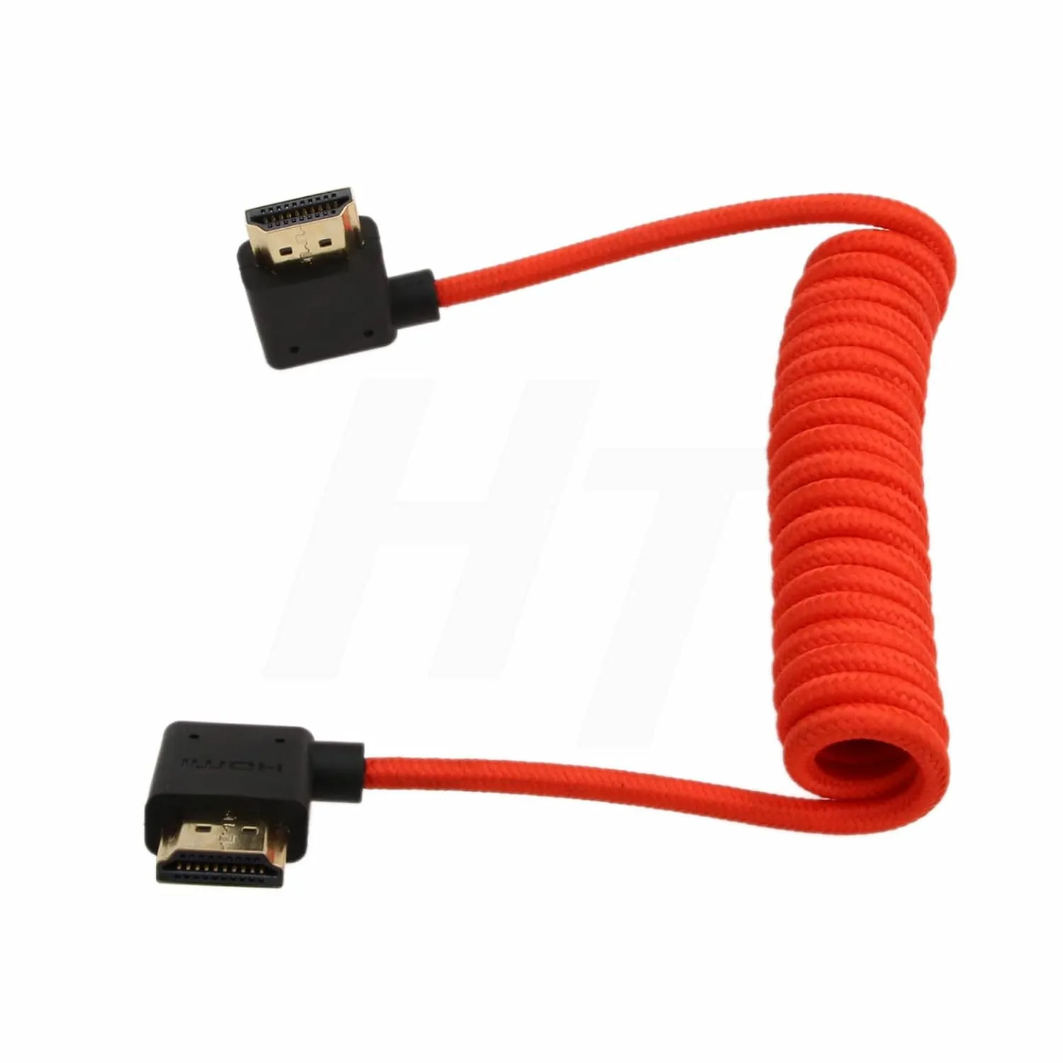 HDMI 2.1 HDMI 4K 120fps 8K 60fps Cable for ATOMOS Ninja V Sony A7siii Canon C300 C500 Ronin RS2 Monitor Camera Right Left Angle Type A Braided Coiled