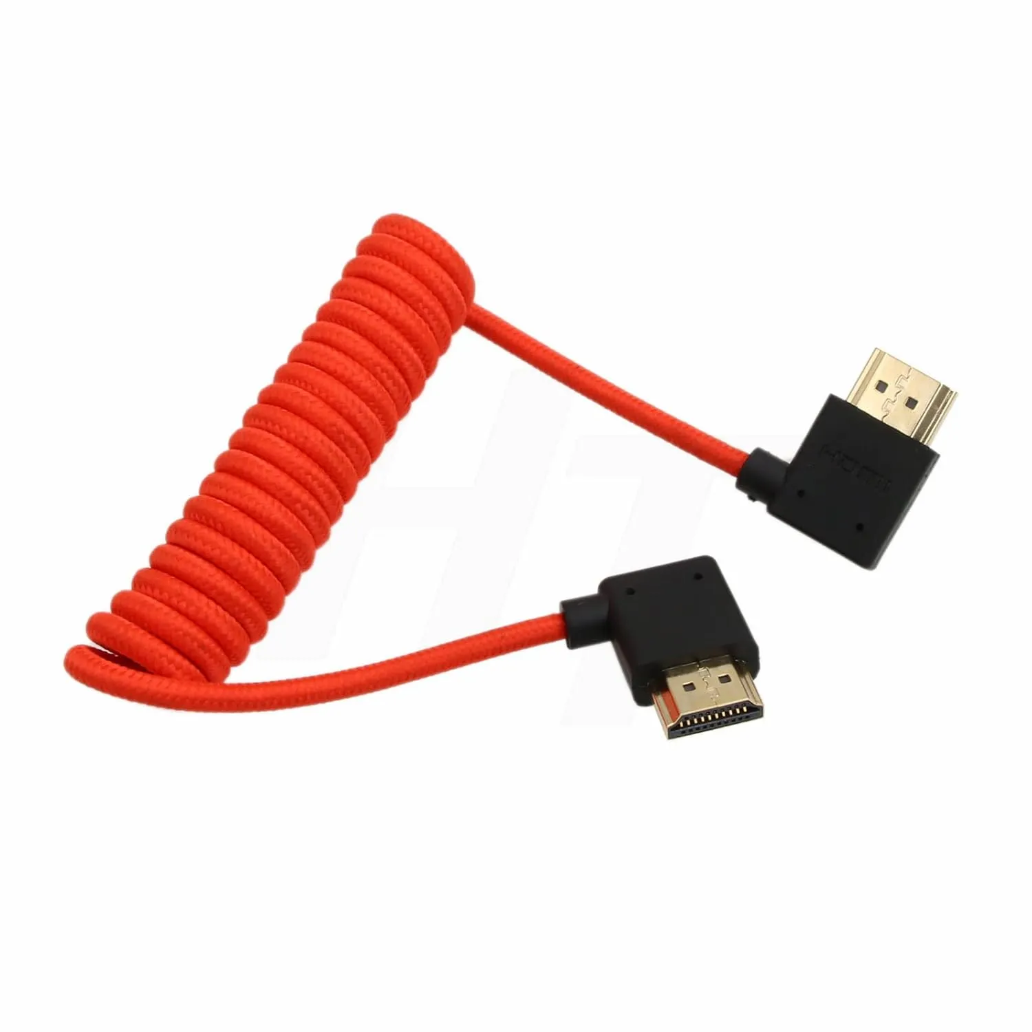 HDMI 2.1 HDMI 4K 120fps 8K 60fps Cable for ATOMOS Ninja V Sony A7siii Canon C300 C500 Ronin RS2 Monitor Camera Right Left Angle Type A Braided Coiled