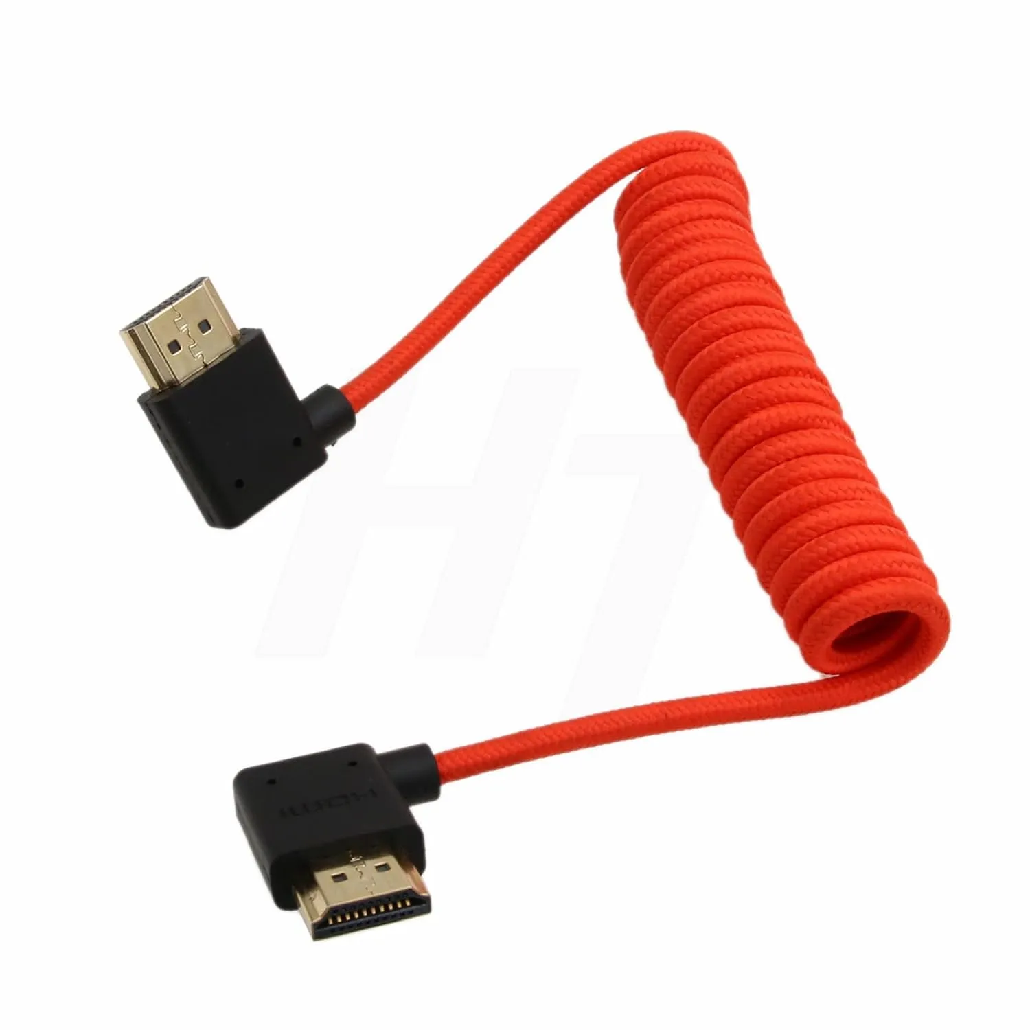 HDMI 2.1 HDMI 4K 120fps 8K 60fps Cable for ATOMOS Ninja V Sony A7siii Canon C300 C500 Ronin RS2 Monitor Camera Right Left Angle Type A Braided Coiled
