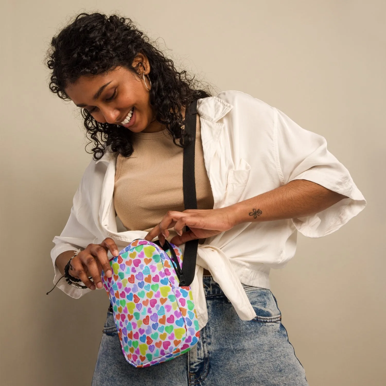 Heart Attack Mini Crossbody Bag