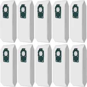 HEPA RLH-6 Vacuum Bags Replacement for Riccar SupraLite R10S R10D R10O R10SAND And for Simplicity Freedom R10S R10D S10P S10SAND Upright Vacuum Dust Bag, Replace to Part # RLH6 SLH6, 10 Pack