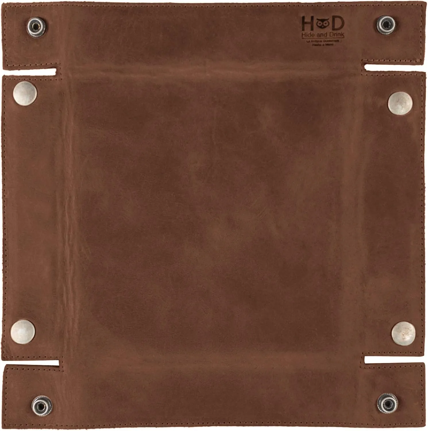Hide & Drink, Leather Catchall Change Keys Coins Jewels Box Tray Big Storage, Handmade Includes 101 Year Warranty :: Swayze Suede