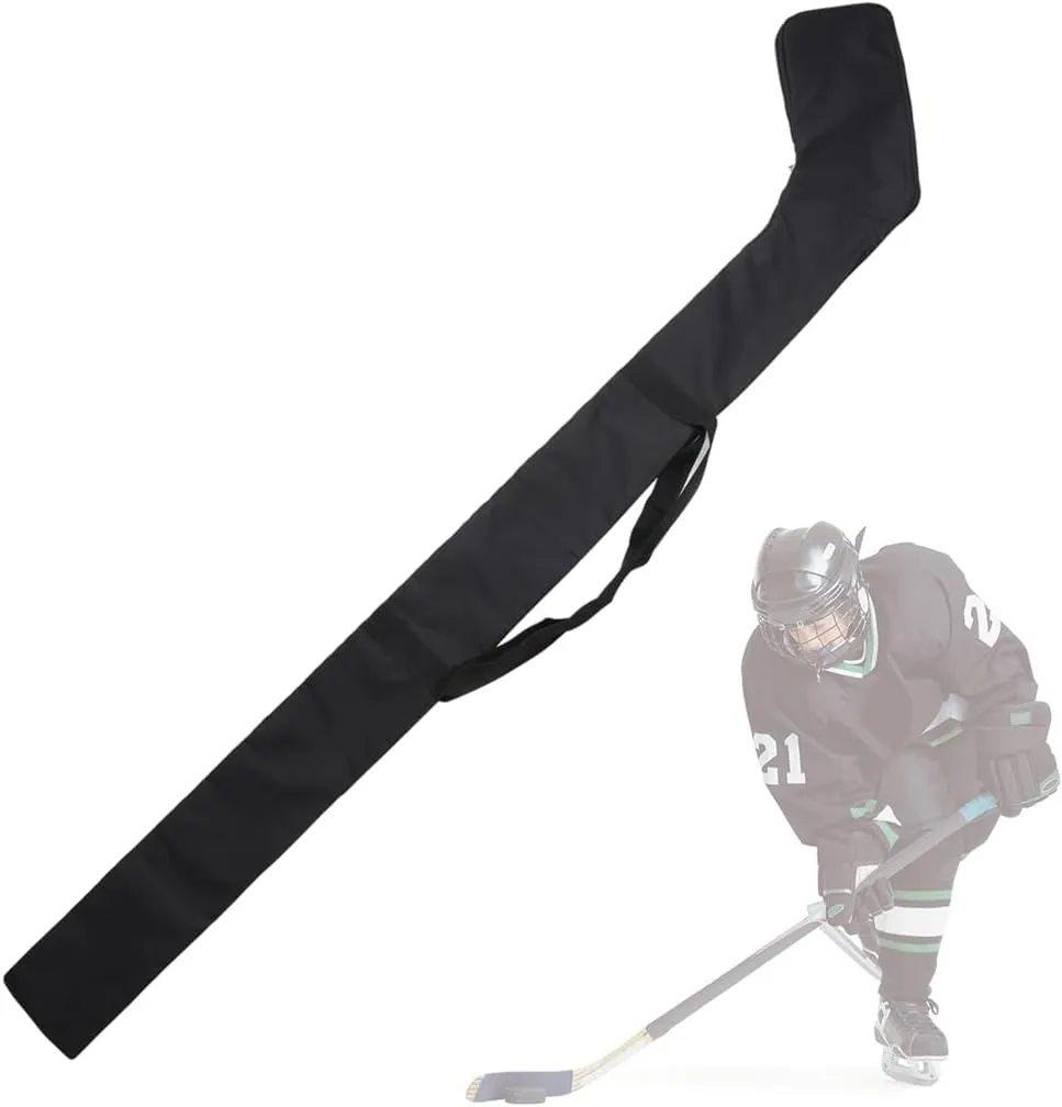 Hockey Stick Storage Bag, Field and Ice Hockey Gear Carry Bag with Dual Shoulder Straps, 57 X 13 Inches for Kids and Adults