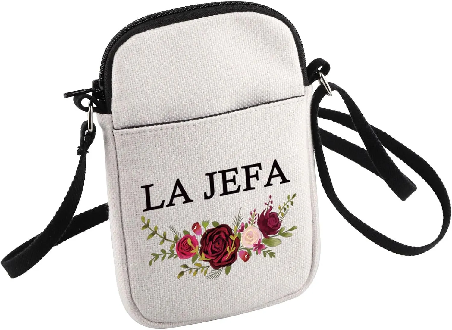 HOLLP Boss Lady Gift La Jefa Crossbody Bag Mexicana Gift Latina Boss Crossbody Bag for Boss