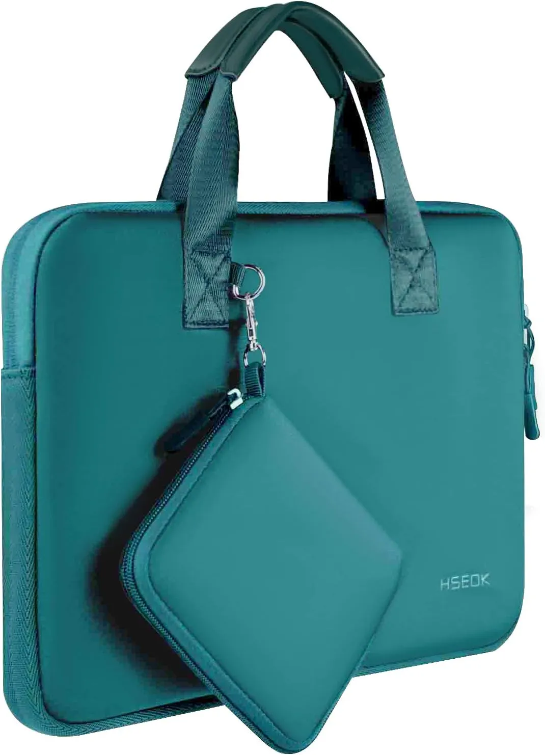 Hseok Laptop Sleeve 13.3-14 inch Case with Small Pouch, Neoprene Computer Bag Compatible with MacBook Pro 14" M4/M3/M2/M1 2025-2021, Mac Air/Pro 13.3" and Most 13-14 inch Notebooks,D02E01