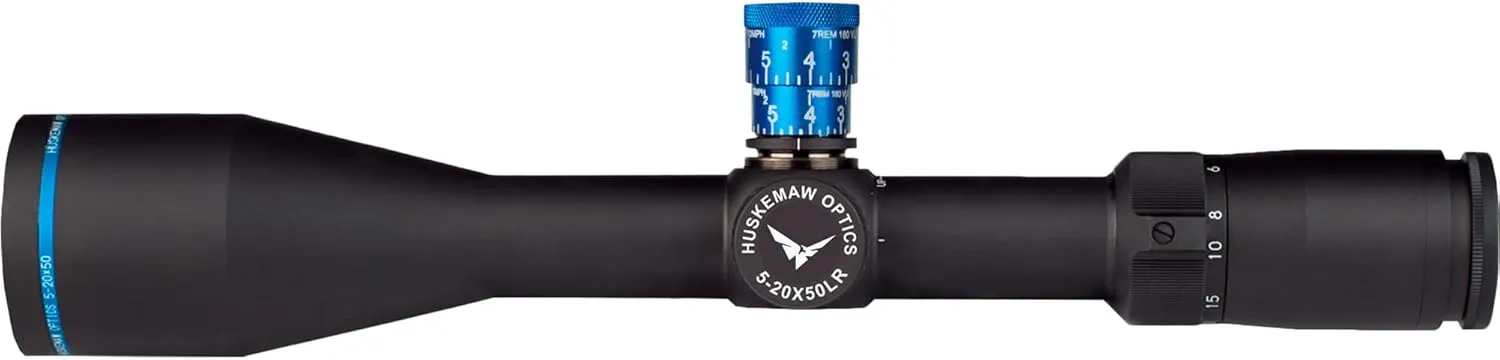 Huskemaw Blue Diamond Series Fogproof Shockproof Waterproof Second Focal Plane Hunting Long Range Scope with HuntSmart Reticle