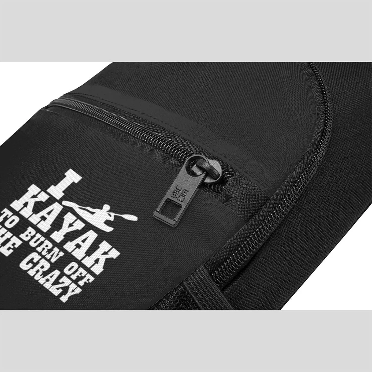 I Kayak To Burn Off The Crazy Unisex Chest Bag Lightweight Crossbody Shoulder Bag Travel Pocket Black