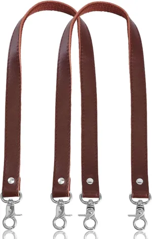 IBWel 2pcs 38 Inch Black Leather Replacement Handles Purses Straps Handbags Shoulder Bag Strap with Antique Bronze/Gold/Sliver/Gun Tone Hardware Swivel Lobster Buckles
