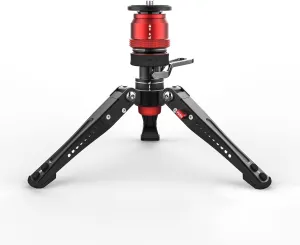 IFOOTAGE Mini Tripod for Camera, Professional Tabletop Tripod with Pedal for Photography, Small Tripod Max Load up to 17.64 lbs, Desktop Tripod Compatible with Sony, Nikon, Canon DSLR Camera, Base-P
