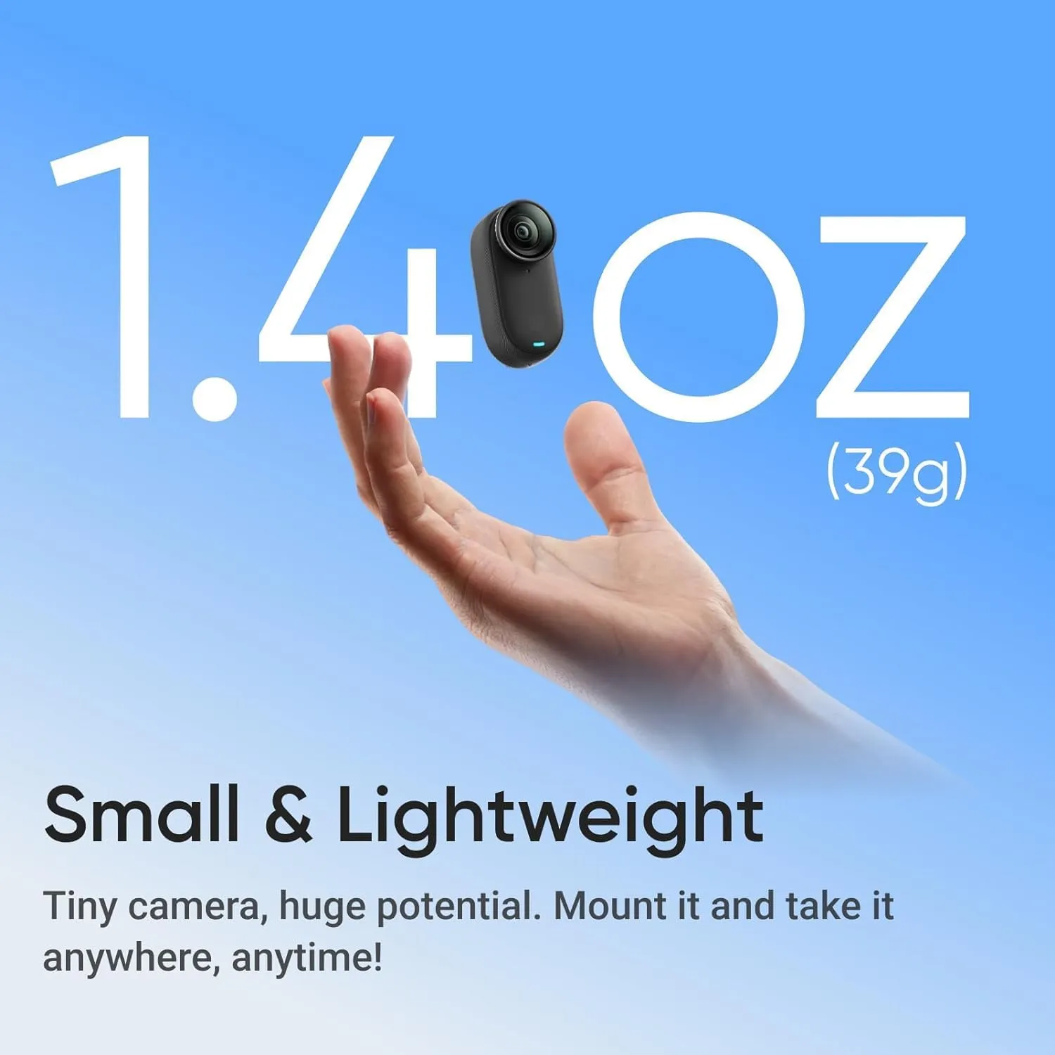Insta360 GO 3S 128GB – Waterproof Tiny Mighty Action Camera with 4K 3840x2160 Video & 4000x3000 Photo, FlowState Stabilization, AI Editing, Action Pod| (128GB Black Moto Selfie Stick(Moto Bundle))