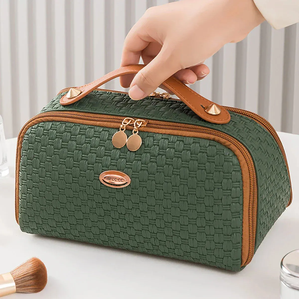 Jemma | Large Capacity Waterproof Cosmetic Makeup Travel Bag