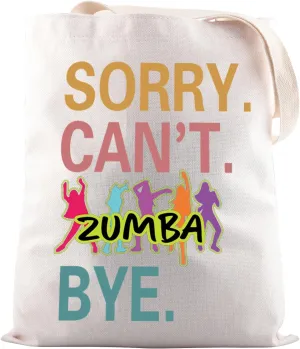 JNIAP Dance Fitness Instructor Gift Sorry Can't Bye Tote Bag Lover Gift for Her