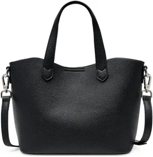 JSEIAJB Leather Autumn and Winter Handbag Tote Bag Female Bucket Bag Leather Female Bag European American Shoulder Bag(D)